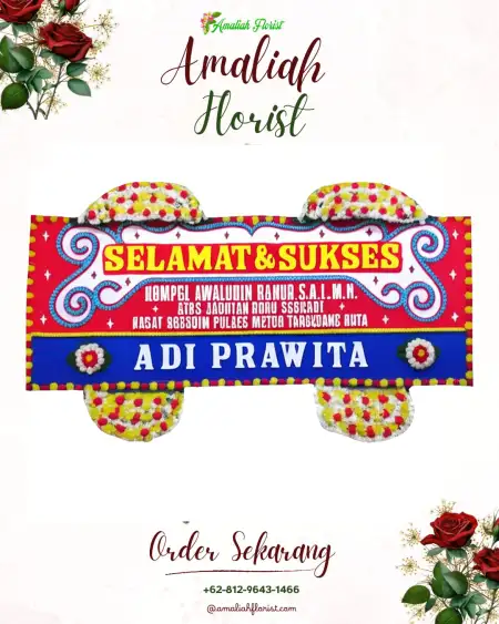 Papan Bunga Ucapan Selamat Bansir Laut
